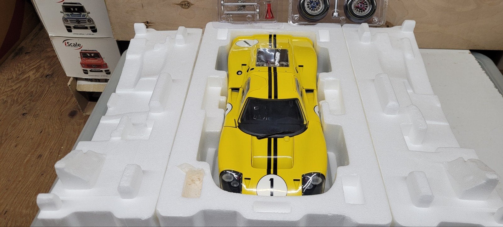 GMP 1967 Ford GT40 MK4 Schaal 1/12 top model, Ophalen of Verzenden, Zo goed als nieuw, 1:9 t/m 1:12, Auto