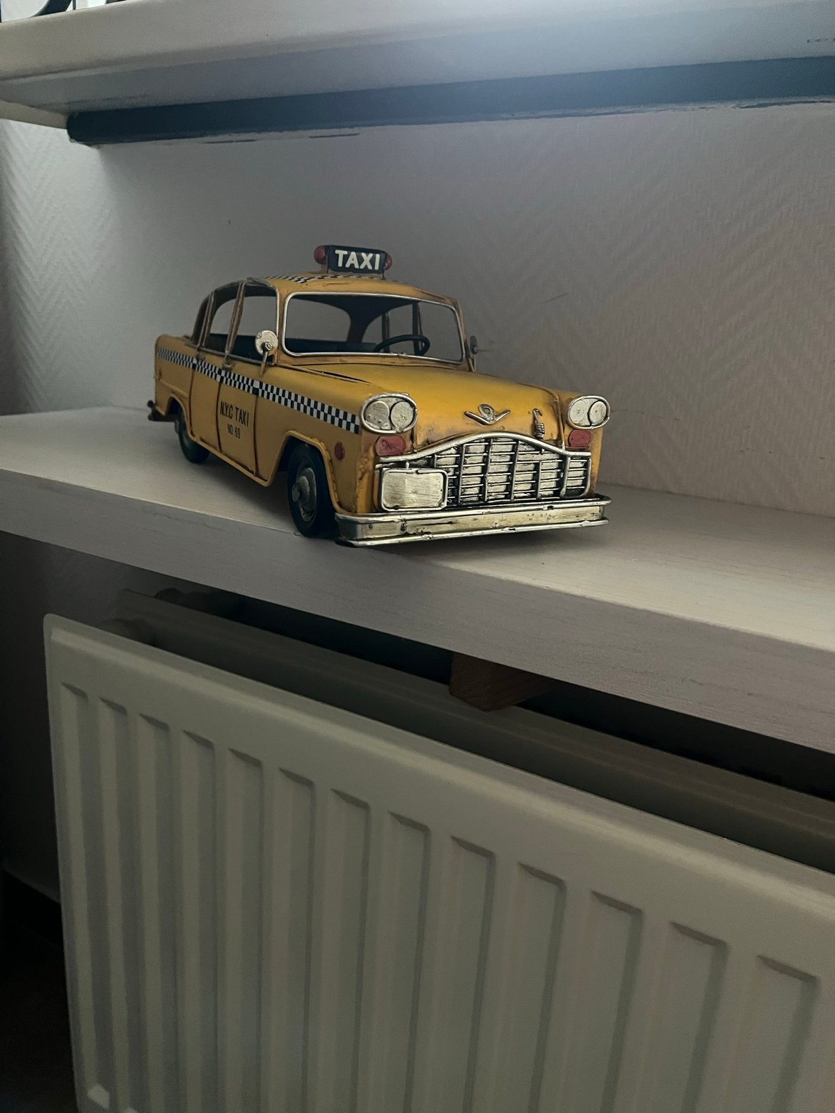 Vintage NYC Taxi Model - Decoratief Verzamelobject, Ophalen of Verzenden, Gebruikt, Auto, Overige merken