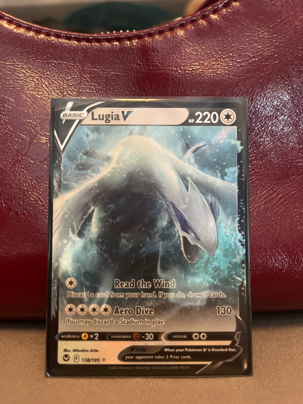 Lugia V Pokémon kaart #138 - Silver Tempest, Ophalen of Verzenden, Nieuw, Losse kaart, Foil