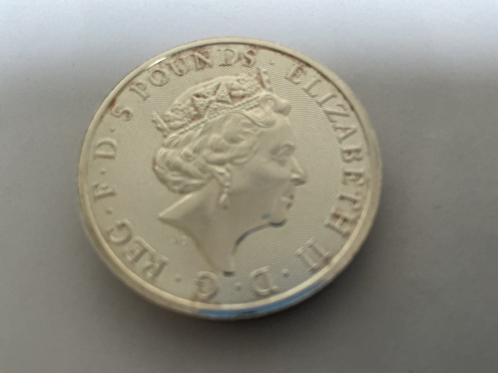 2019 Falcon of the Plantagenets 2oz Zilveren Munt, Ophalen of Verzenden, Overige landen, Losse munt, Zilver