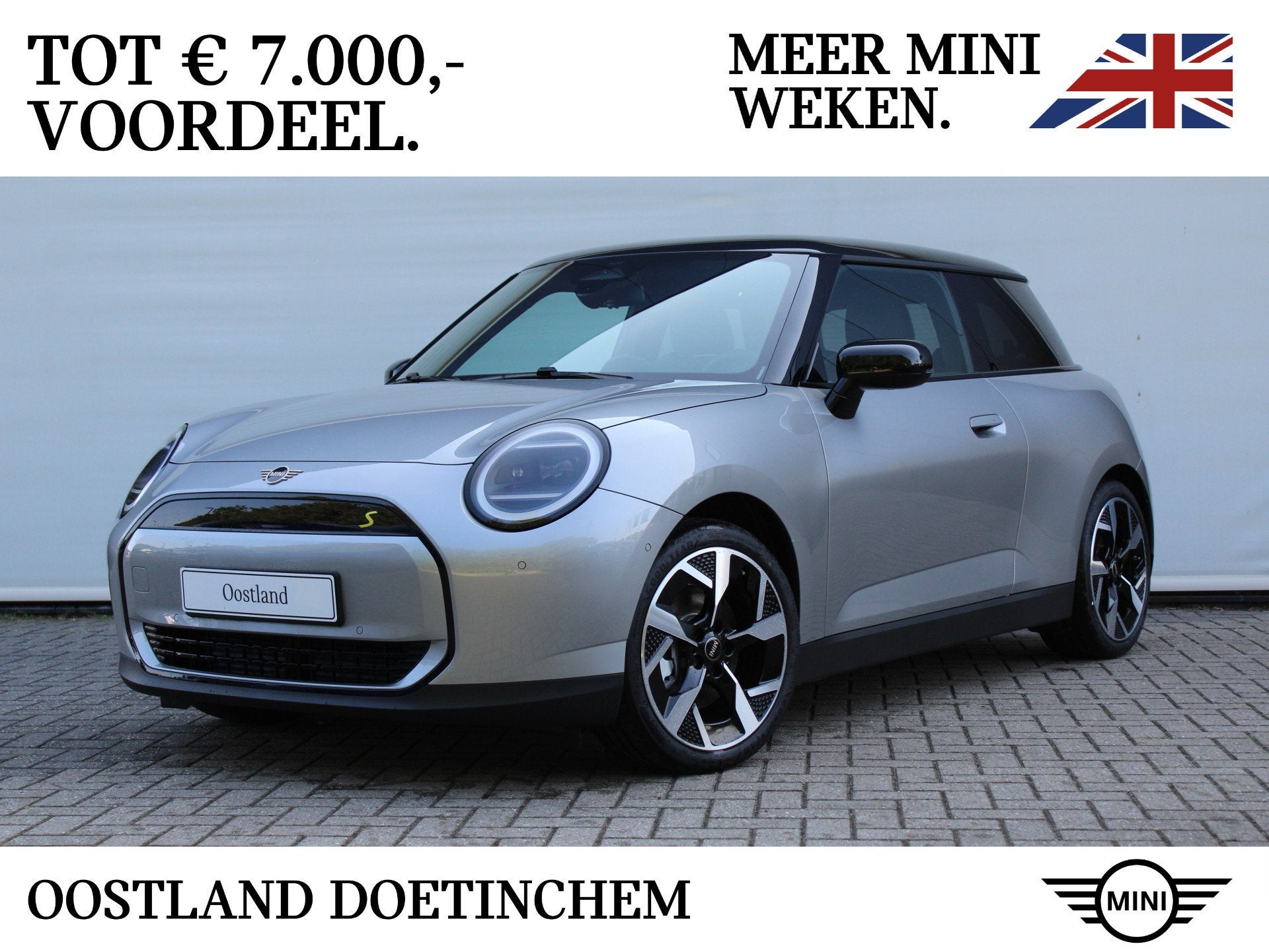 MINI Hatchback Cooper SE / Classic / Pakket M / 18" Slide Sp, Auto's, Stof, Zwart, 4 stoelen, Mini Electric