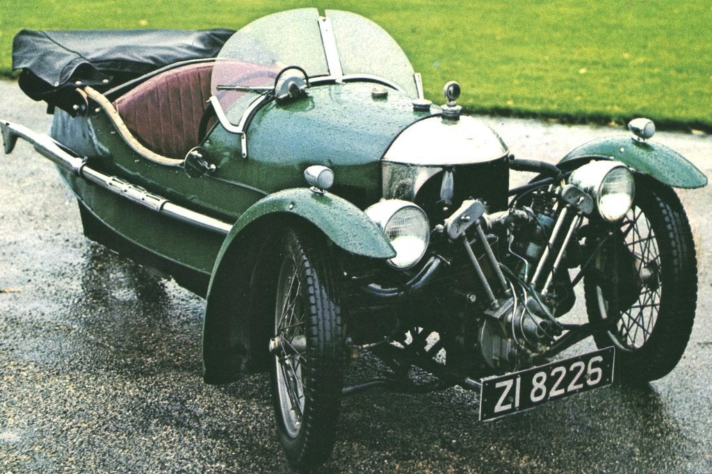 805589 Vintage auto oldtimer Morgan 1931 Onbeschreven, Ophalen of Verzenden, 1960 tot 1980, Ongelopen, Voertuig