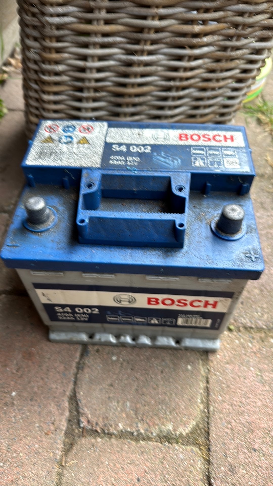 Te koop: Varta accu 470 Ampere 52 Ah nog prima, Ophalen of Verzenden