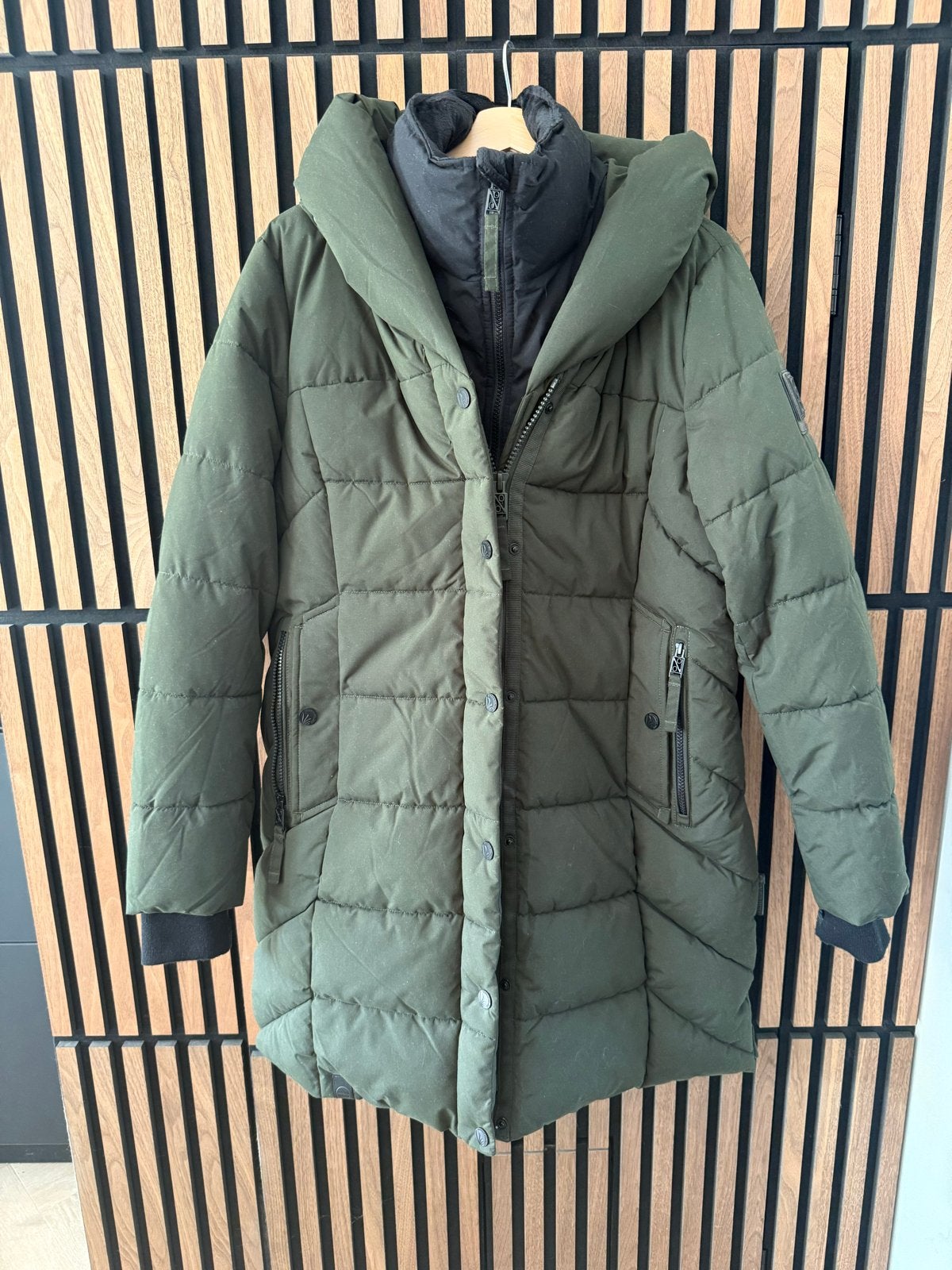 Navahoo winterjas maat L - Zo goed als nieuw, Kleding | Dames, Jassen | Winter, Ophalen, Zo goed als nieuw, Maat 42/44 (L), Groen