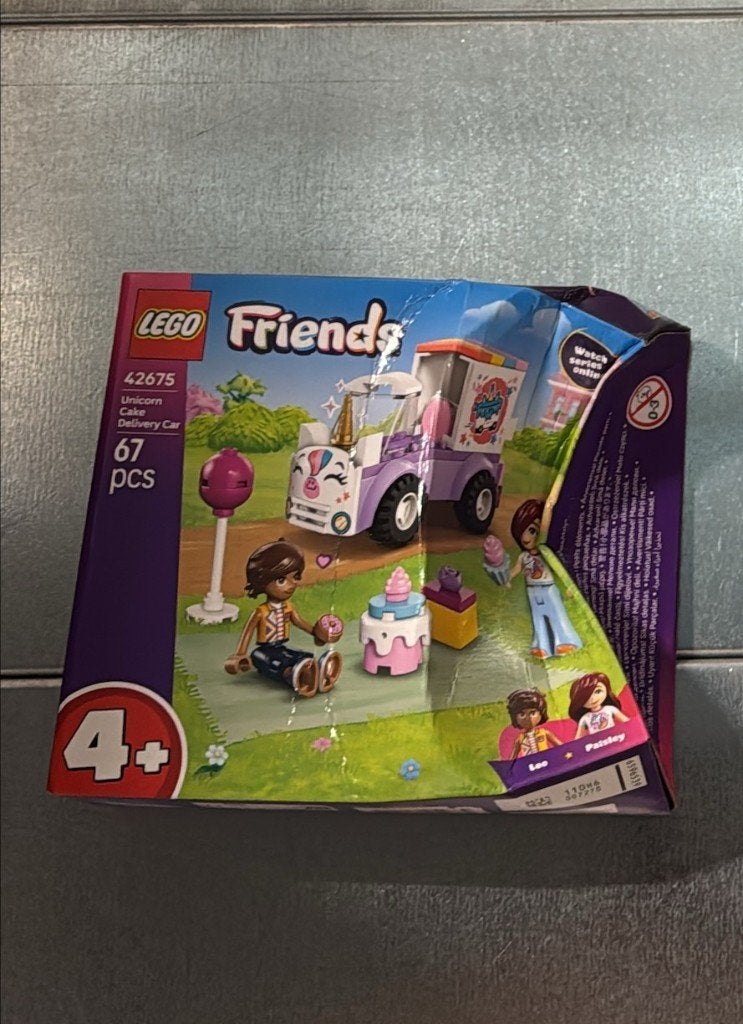 LEGO Friends - Unicorn Cake Delivery Car 42675, Compleet, Lego, Friends, Ophalen of Verzenden
