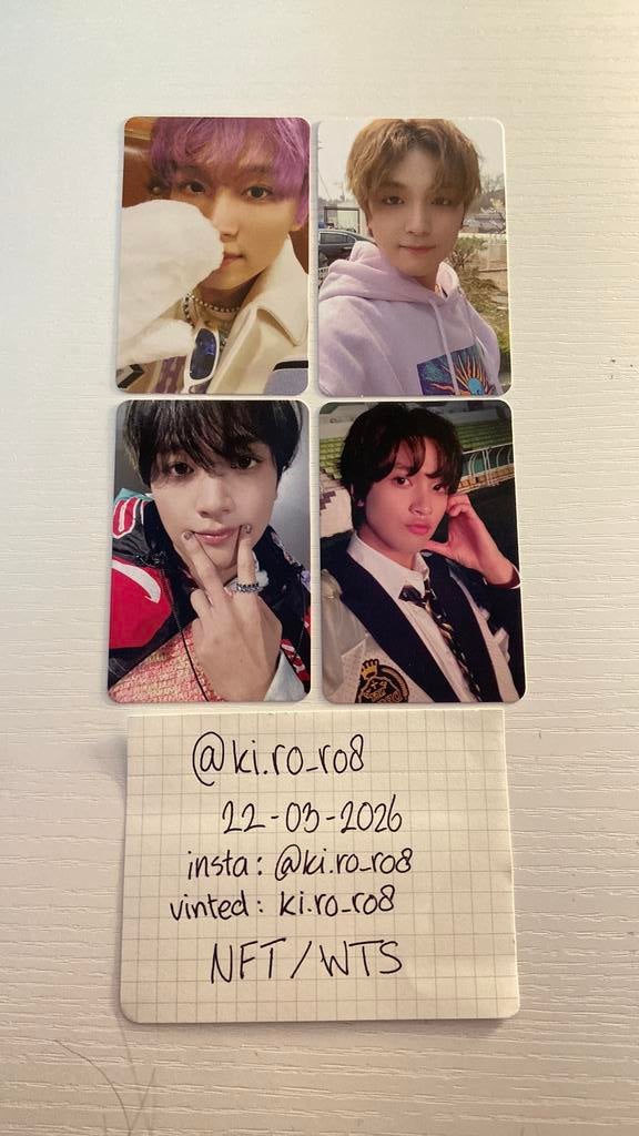 Nct dream haechan photocards multiple albums, Verzenden, Zo goed als nieuw