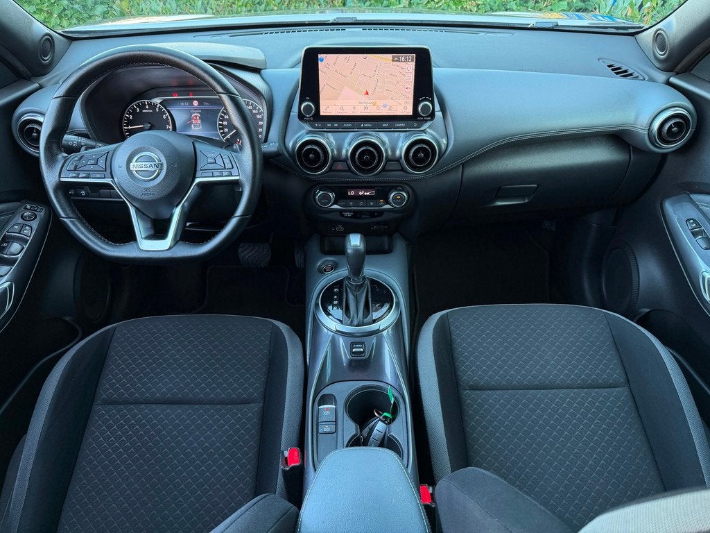 Nissan Juke 1.0 DIG-T N-Design Aut ACC Camera 19 Inch Full O, Auto's, Nissan, Stof, Gebruikt, Bruin, Origineel Nederlands