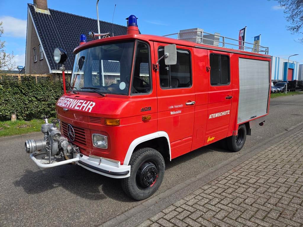 Mercedes-Benz LF 409 brandweer oldtimer, Mercedes-Benz, Bedrijf, Handgeschakeld, 90 pk