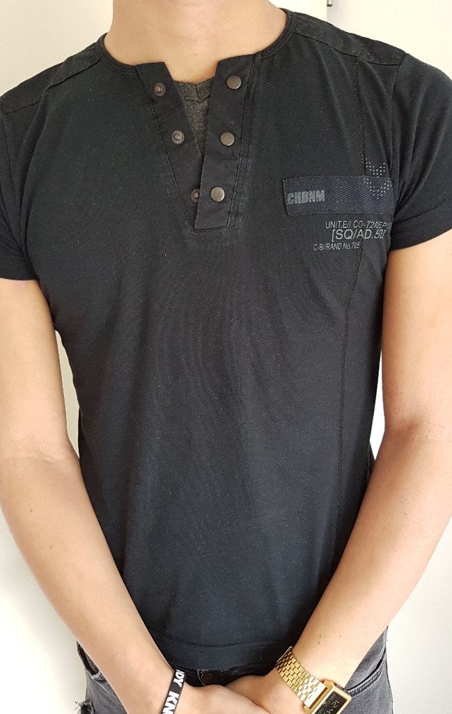leuk shirt small, Ophalen of Verzenden, Zo goed als nieuw, Maat 46 (S) of kleiner, Blauw
