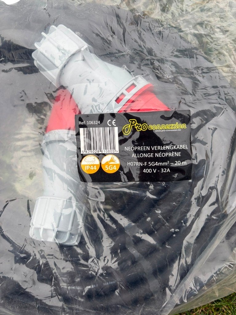 Proconnexion Neopreen Verlengsnoer H07RN-F 5G4mm² 20m, Ophalen, Nieuw, Overige merken, Kabel of Snoer