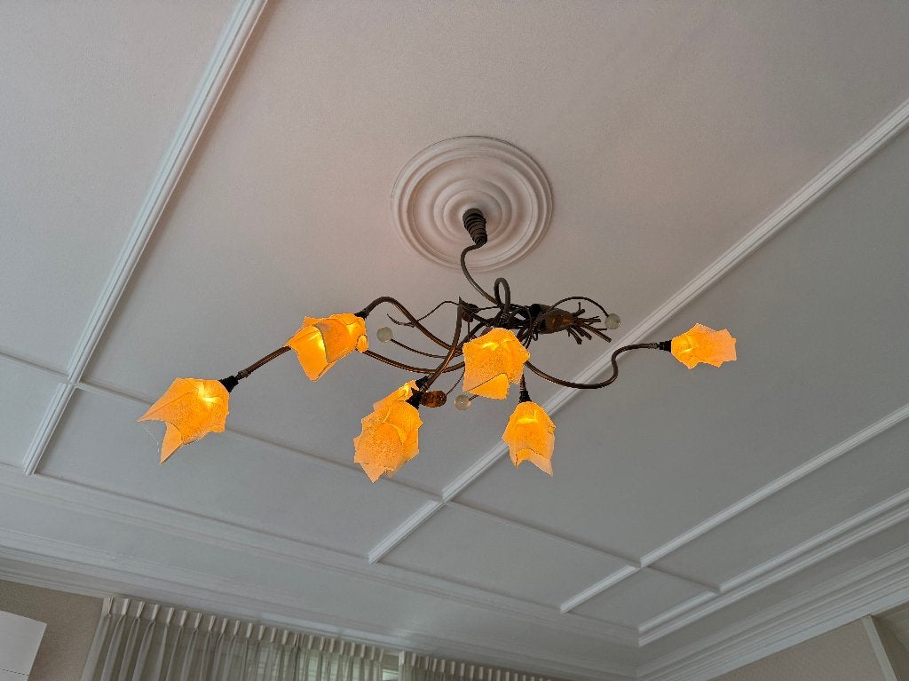 Plafondlamp, Ophalen, Gebruikt, Kroonluchter