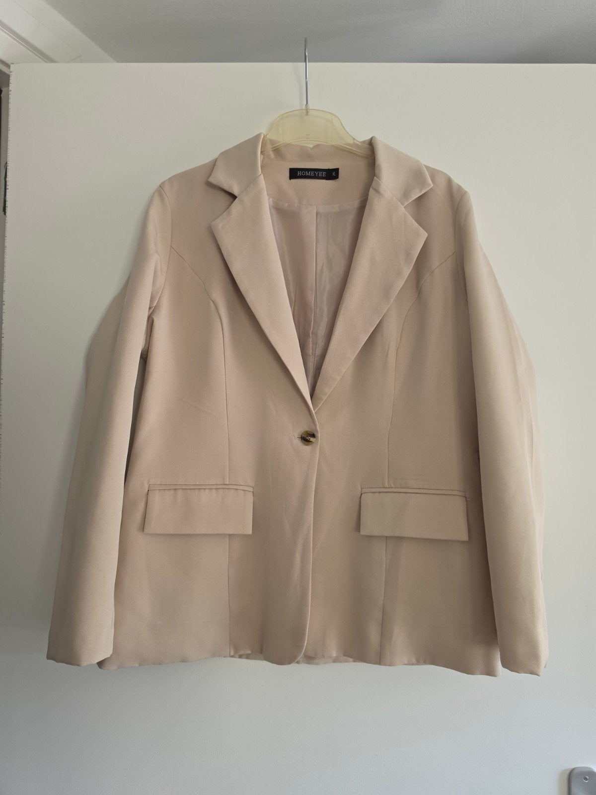 Beige colbert Shein (Homeyee) maat XL, Beige, Maat 46/48 (XL) of groter, Ophalen of Verzenden, Zo goed als nieuw