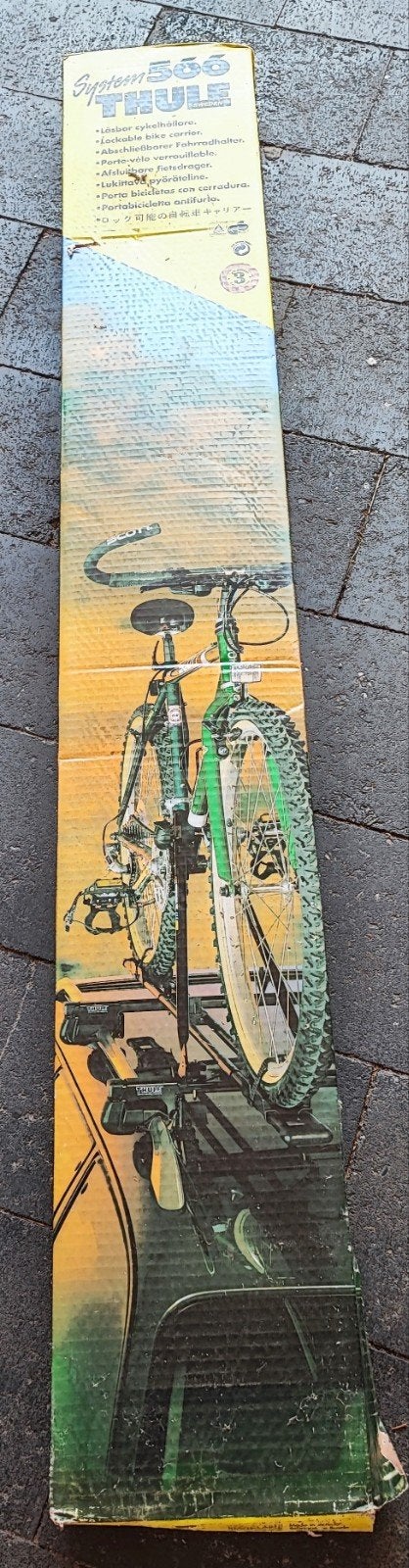 Nieuwe retro Thule 566 Fietsendragers (2 stuks), Auto diversen, Fietsendragers, Ophalen, 1 fiets, Nieuw, Dakdrager