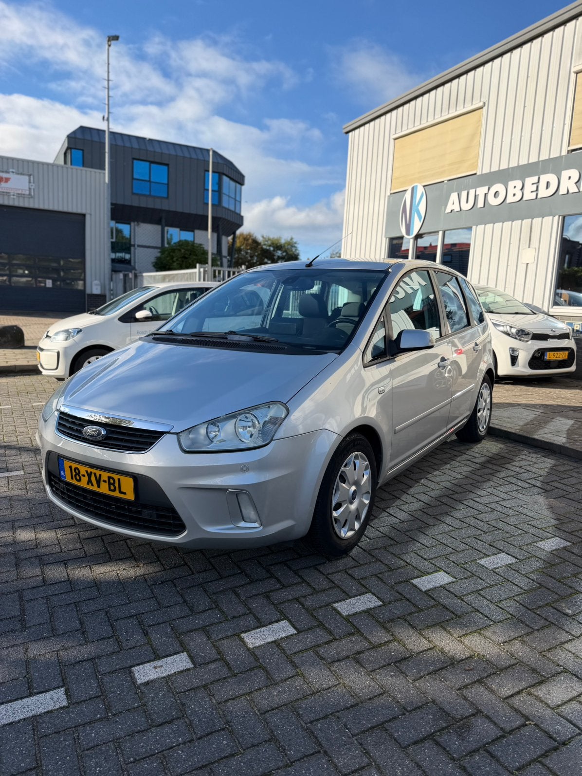 Ford C-Max 1.6 74KW 2007 Grijs [Nieuwe APK], Auto's, Voorwielaandrijving, 1596 cc, 4 cilinders, 100 pk