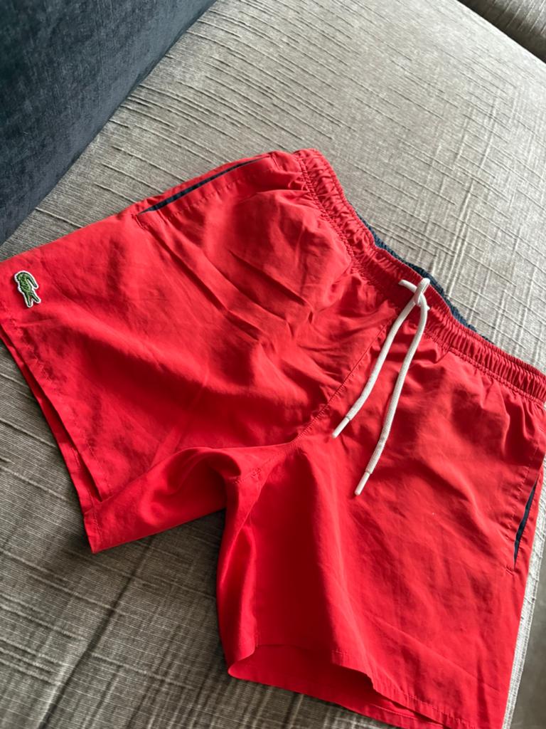 Lacoste zwembroek maat m, Ophalen