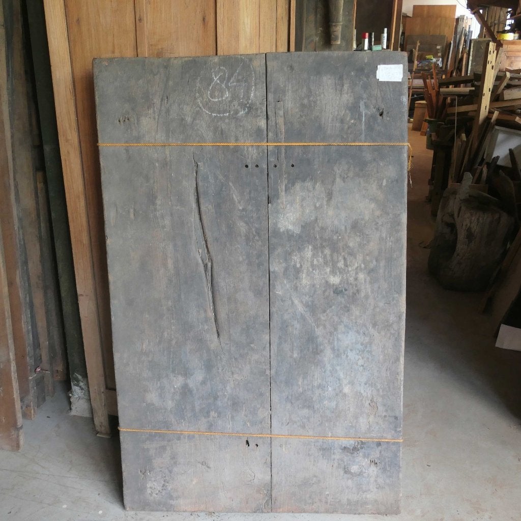 Stoere antiek tafeltje 126x78 teak hout TX39 tafel 75%KRTNG!, Ophalen of Verzenden