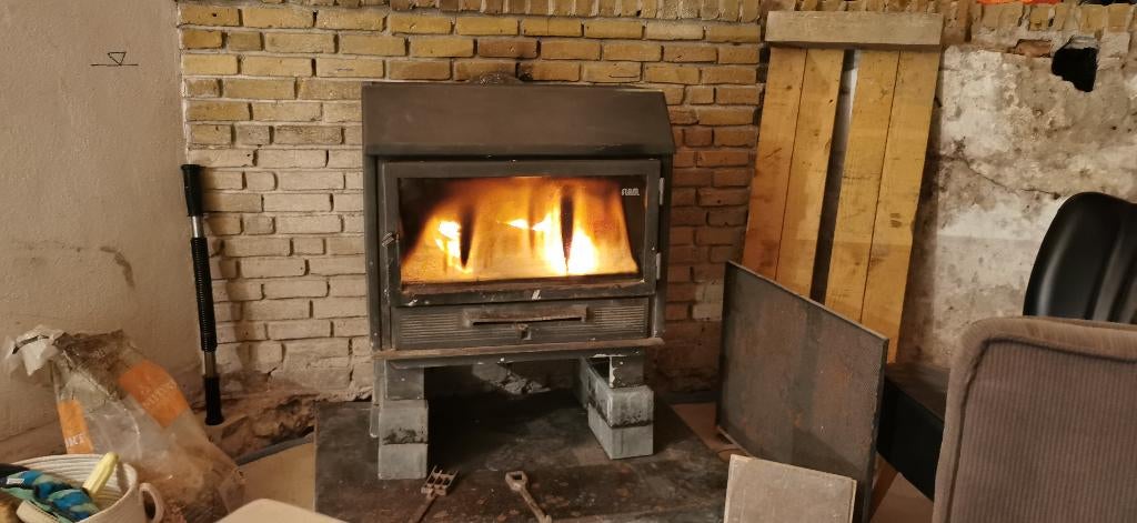 ECHTE flam allesbrander (MOET WEG), Ophalen, Gebruikt, Vrijstaand, Hout