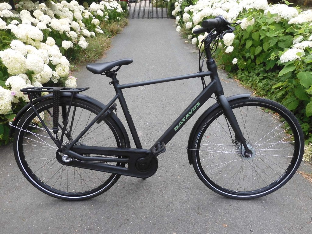 matzwarte Batavus Fonk met 54 frame en 3  versnellingen, Batavus, Versnellingen, Zo goed als nieuw, Ophalen
