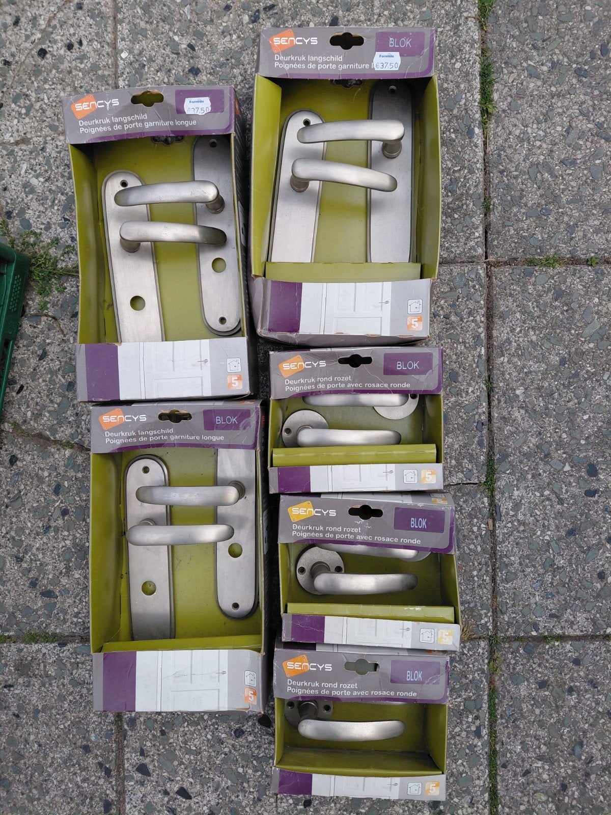 Diverse partij Sencys en Avenue deurklinken en beslag, Ophalen of Verzenden, Nieuw, Rvs, Klink of Kruk