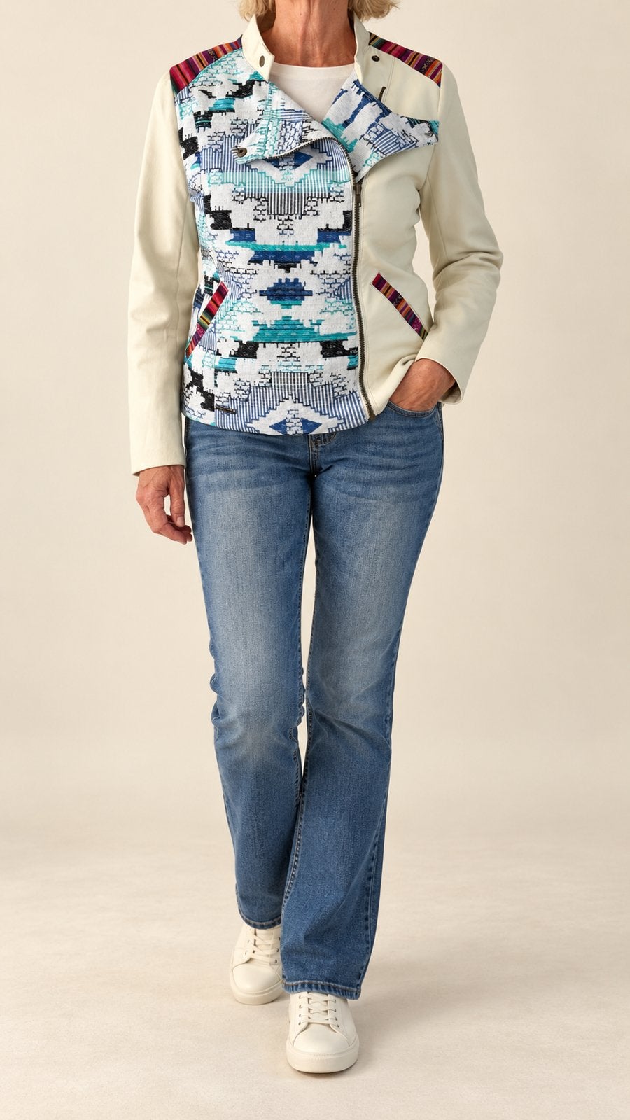Desigual dames jas  - Maat M, Kleding | Dames, Ophalen, Zo goed als nieuw, Maat 38/40 (M), Meerkleurig