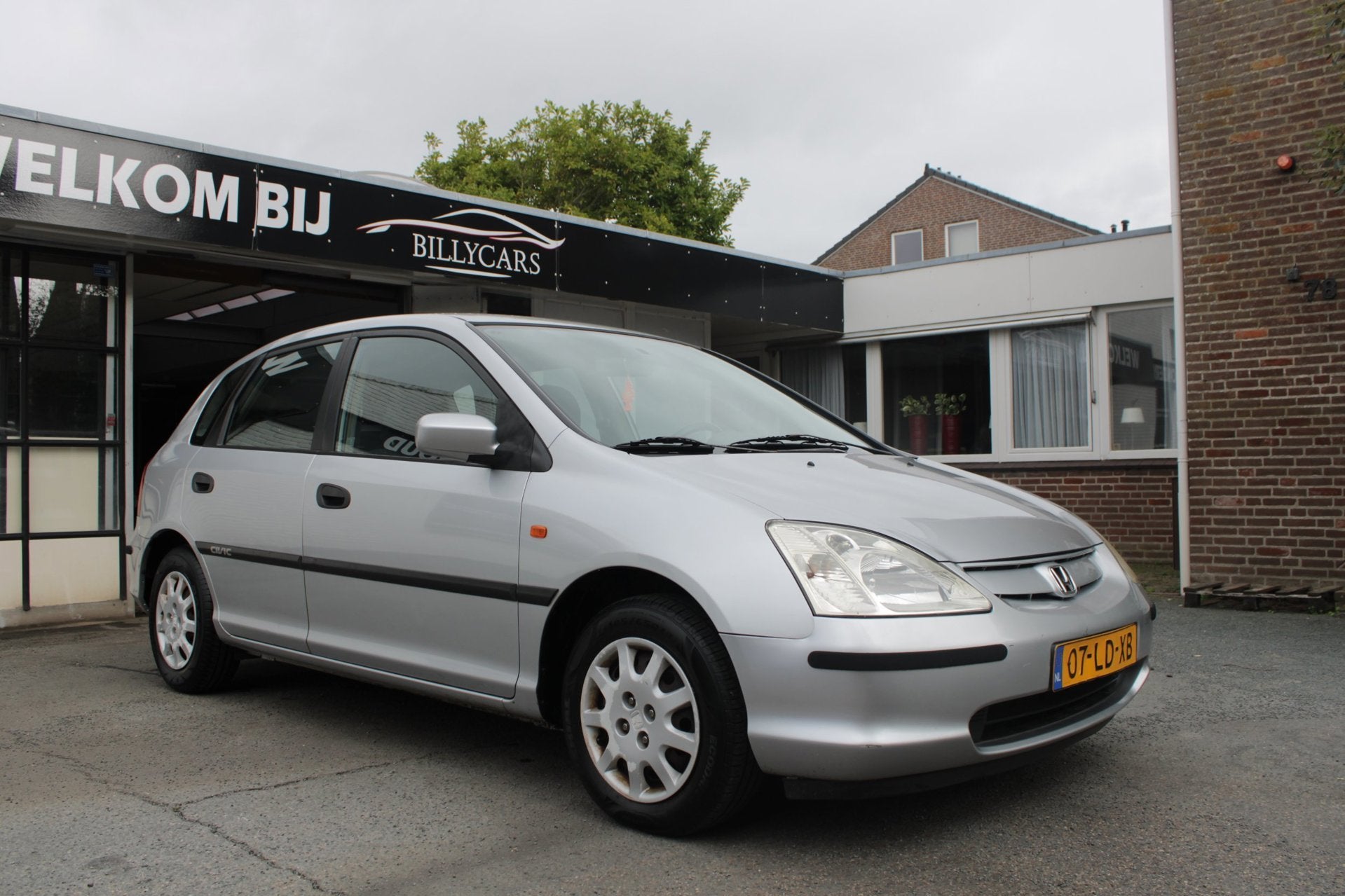 Honda Civic 1.4i LS / Airco / Elektrische ramen / Centrale d, Auto's, Voorwielaandrijving, Stof, Gebruikt, Zwart