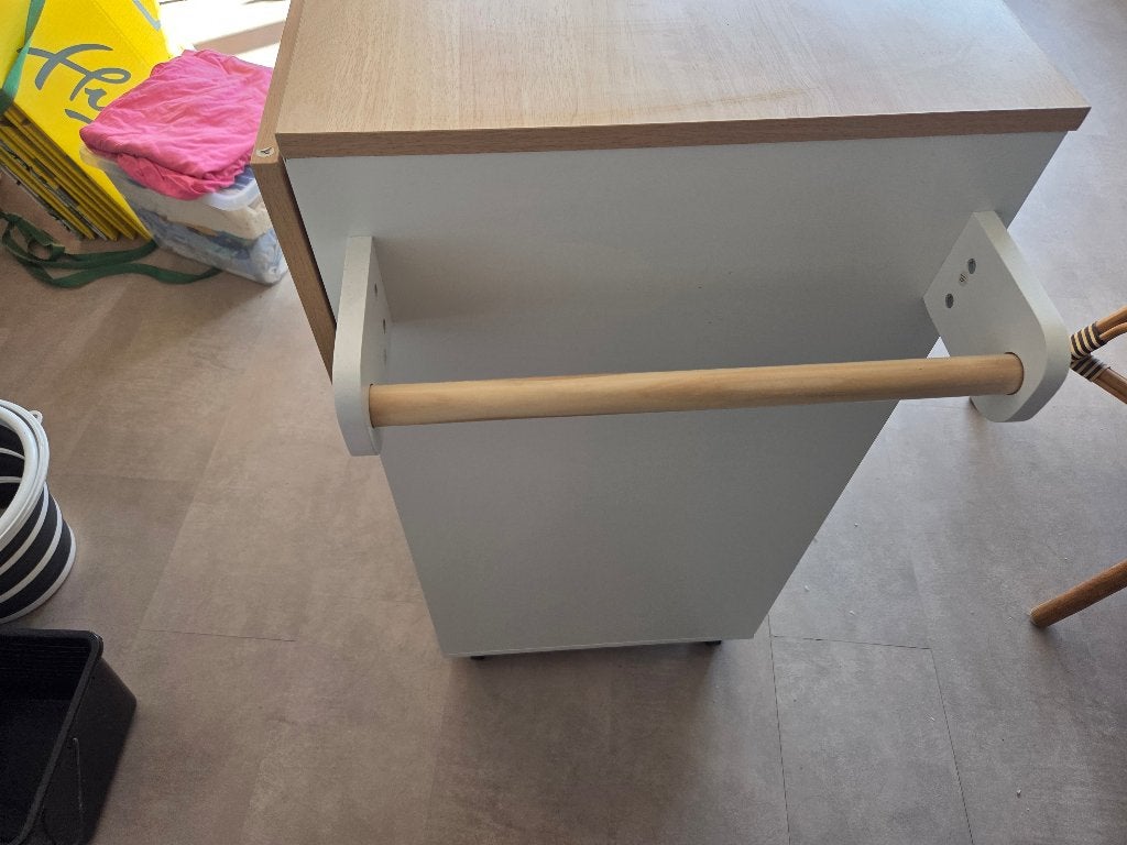 Keukenkast, Ophalen, Gebruikt, 100 tot 150 cm, Wit