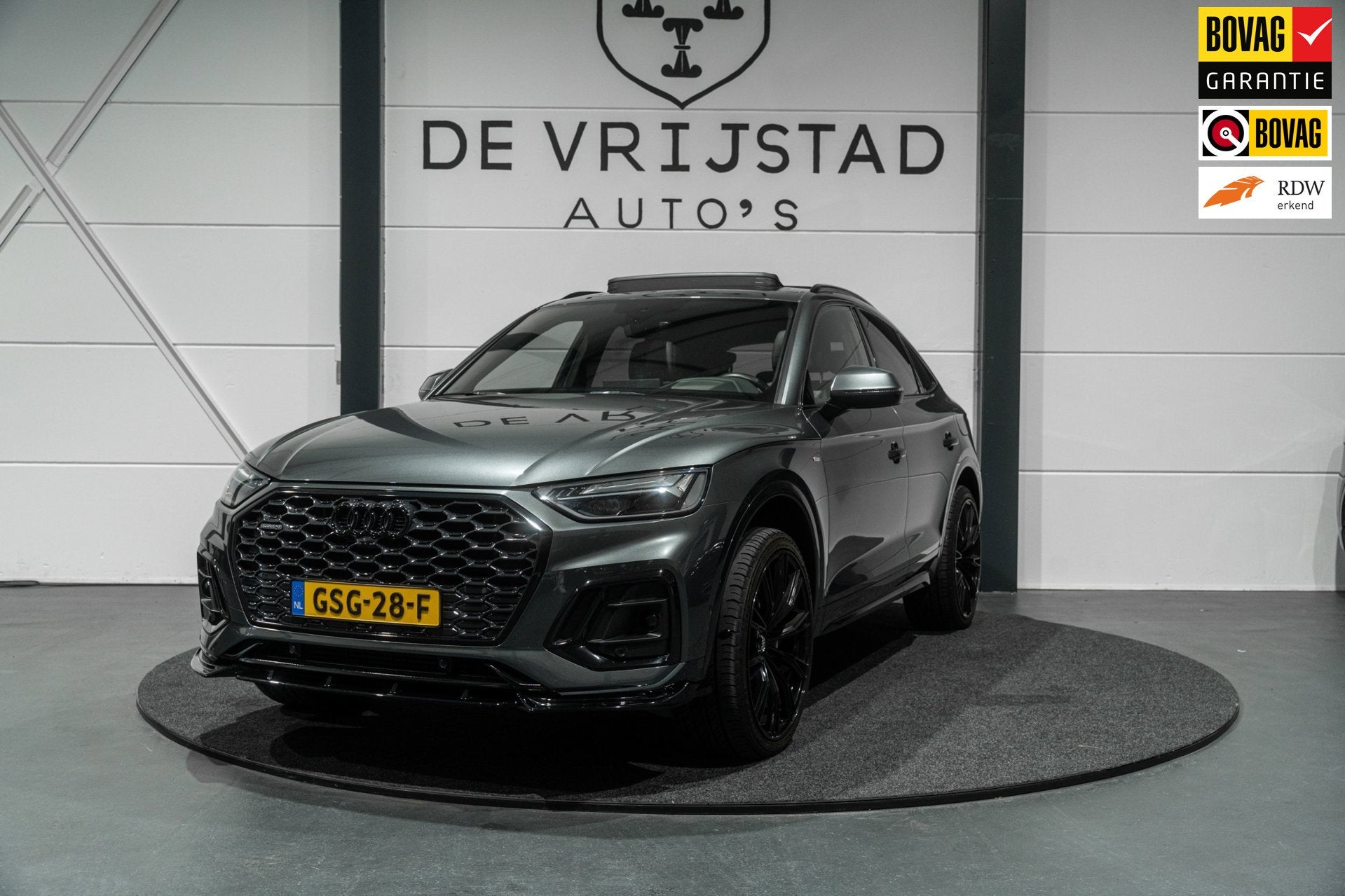 Audi Q5 Sportback 50 TFSI e S edition VOL! MAXTON 22 INCH S-, Gebruikt, 4 cilinders, Plug-in hybride, Bedrijf