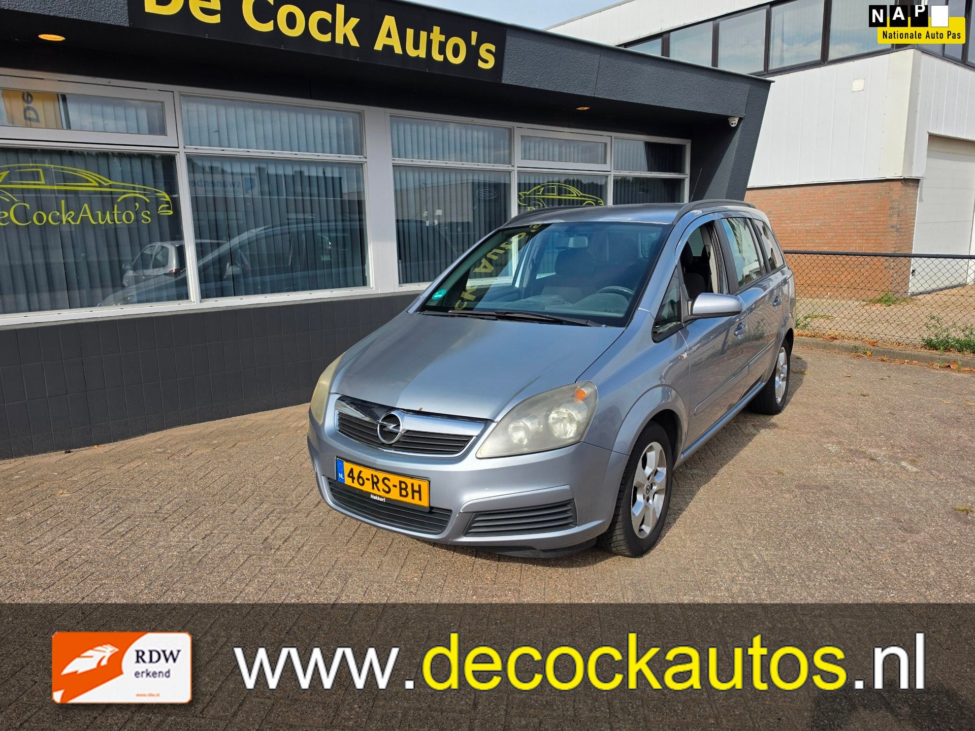 Opel Zafira 1.6 Enjoy, Auto's, Voorwielaandrijving, Gebruikt, 4 cilinders, 7 stoelen