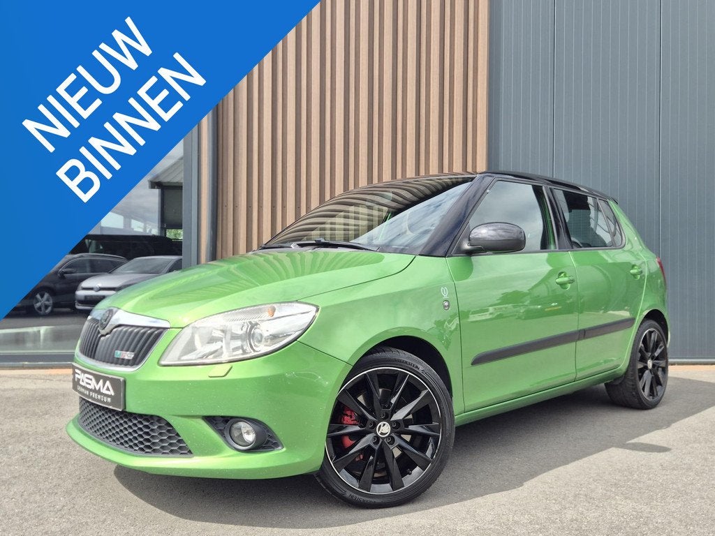 Skoda Fabia 1.4 TSI RS Automaat | Xenon | Cruise | Clima | S, Auto's, Euro 5, Stof, Gebruikt, 4 cilinders