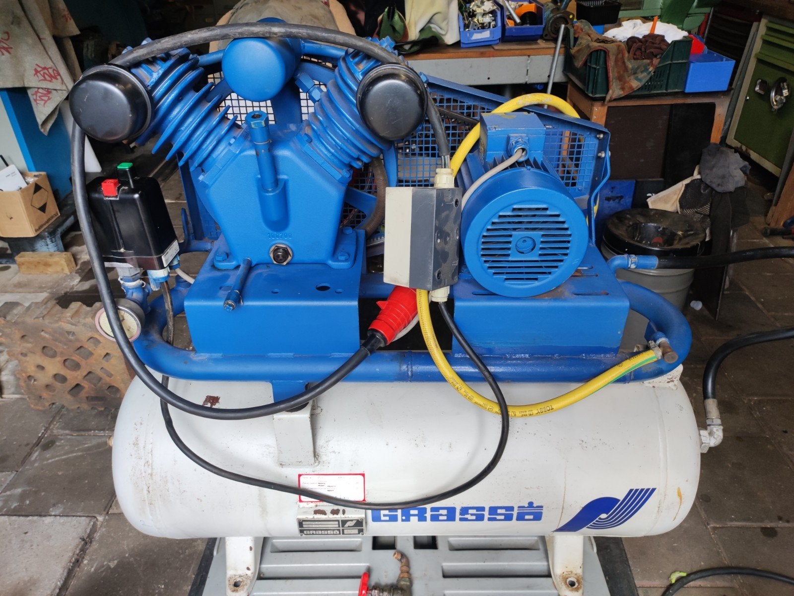 grasso compressor, 100 liter of meer, Ophalen, 200 tot 400 liter/min