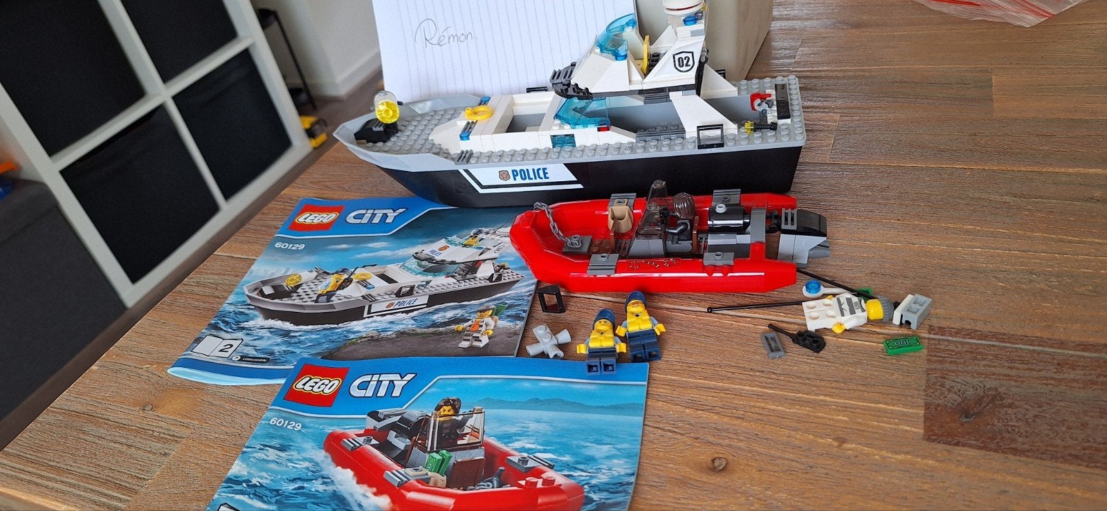 LEGO City Politie Patrouilleboot (60129) met instructies, Kinderen en Baby's, Lego, Ophalen of Verzenden, Inclusief instructies