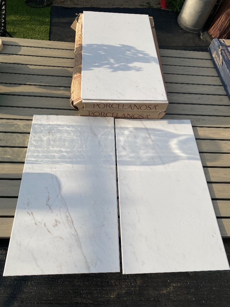 Tegels 30x60 marmerlook -  3.25 m2, Ophalen, 60 cm of meer, Nieuw, Minder dan 5 m²