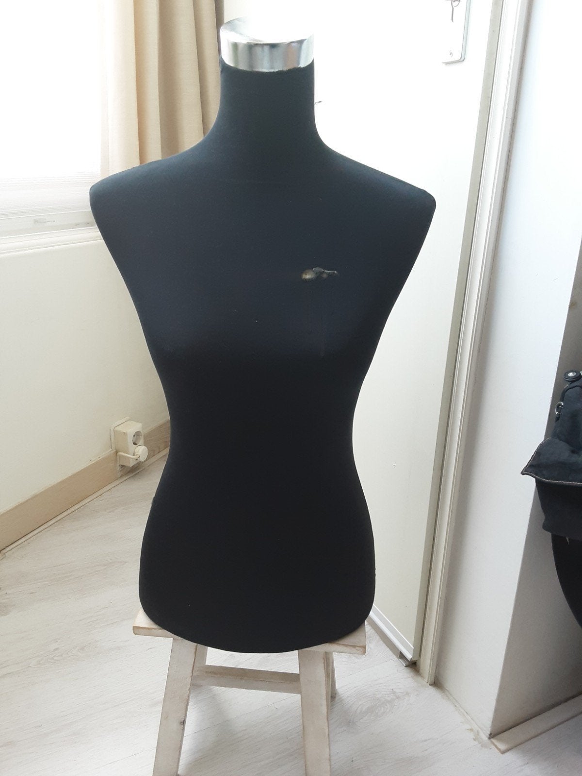 Zwarte paspop torso/buste 10 euro, Ophalen, Paspop