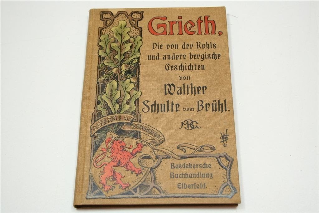 Grieth — Schulte vom Brühl, Bergische Verhalen Cassette 1903, Ophalen of Verzenden, Gelezen