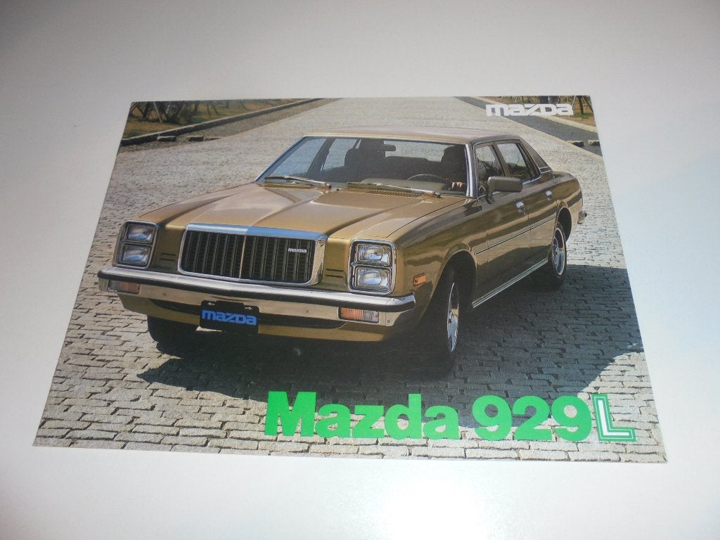 brochure Mazda 929 Legato  1979, Ophalen of Verzenden, Nieuw, Mazda