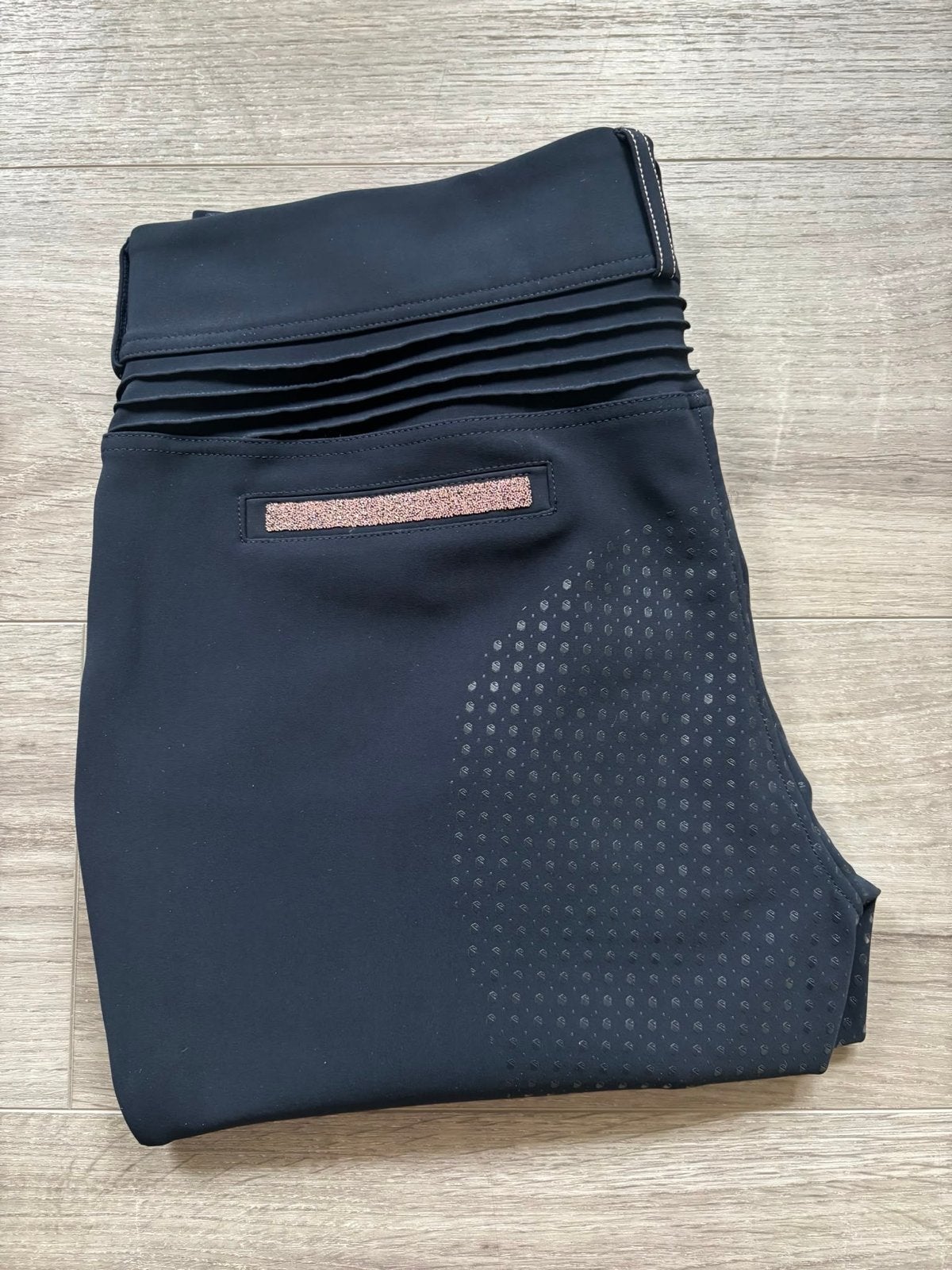 Samshield rijbroek donkerblauw mt 40, Maat 38/40 (M), Blauw, Ophalen of Verzenden, Zo goed als nieuw
