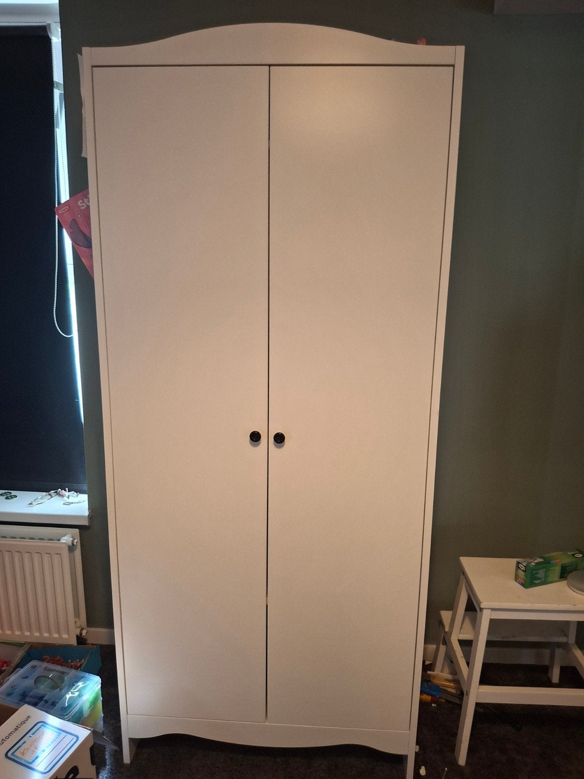 Kledingkast Ikea Smagora wit, Huis en Inrichting, Ophalen, 50 tot 100 cm, Zo goed als nieuw, 150 tot 200 cm