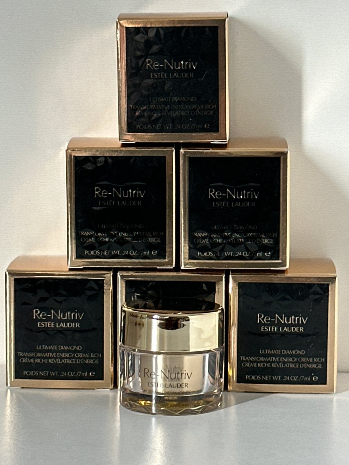 Estee Lauder Re-Nutriv Ultimate Diamond Creme Rich 7 ml, Ophalen of Verzenden, Nieuw, Gehele gezicht, Verzorging