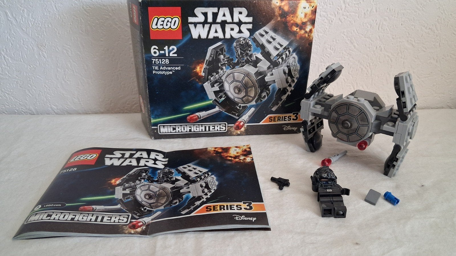 LEGO Star Wars TIE Advanced Prototype Microfighter 75128, Gebruikt, Star Wars, Inclusief extra onderdelen, Lego