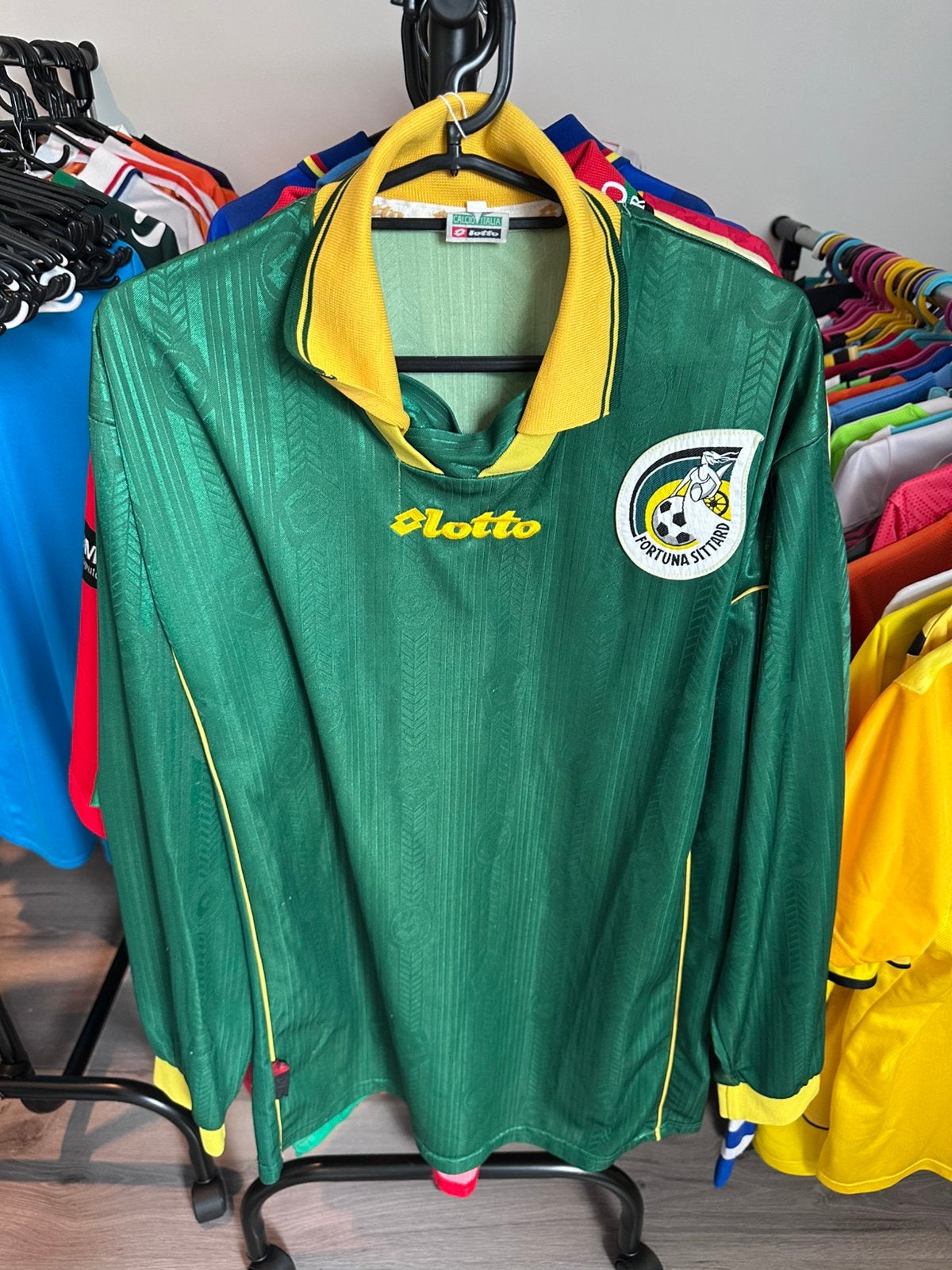 Matchworn Fortuna Sittard voetbal shirt uit 1997/1998, Maat L, Verzenden, Zo goed als nieuw, Shirt