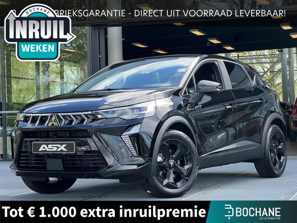 Mitsubishi ASX 1.8 HEV AT Black Edition | NIEUWE UITVOERING!, Auto's, Mitsubishi, Stof, Euro 6, 4 cilinders, Zwart