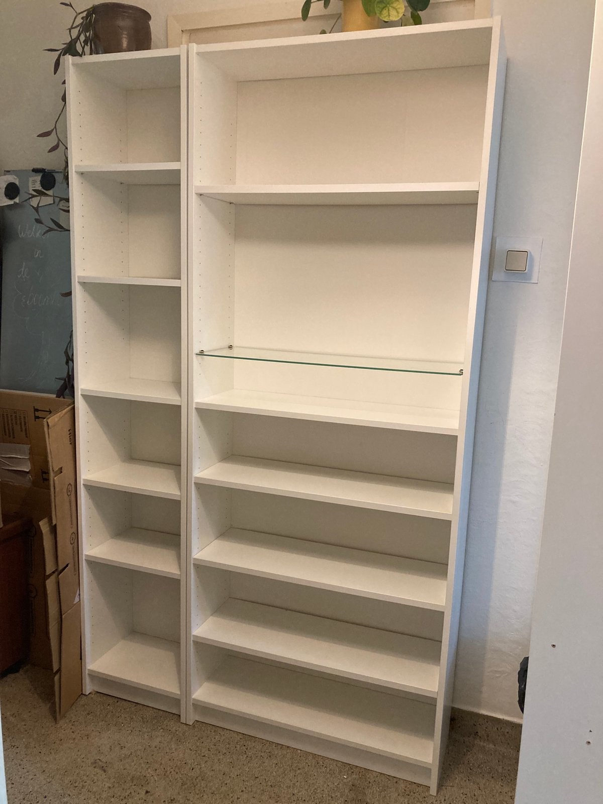 Witte billy kast 40 en 80 cm breed, Ophalen, Zo goed als nieuw