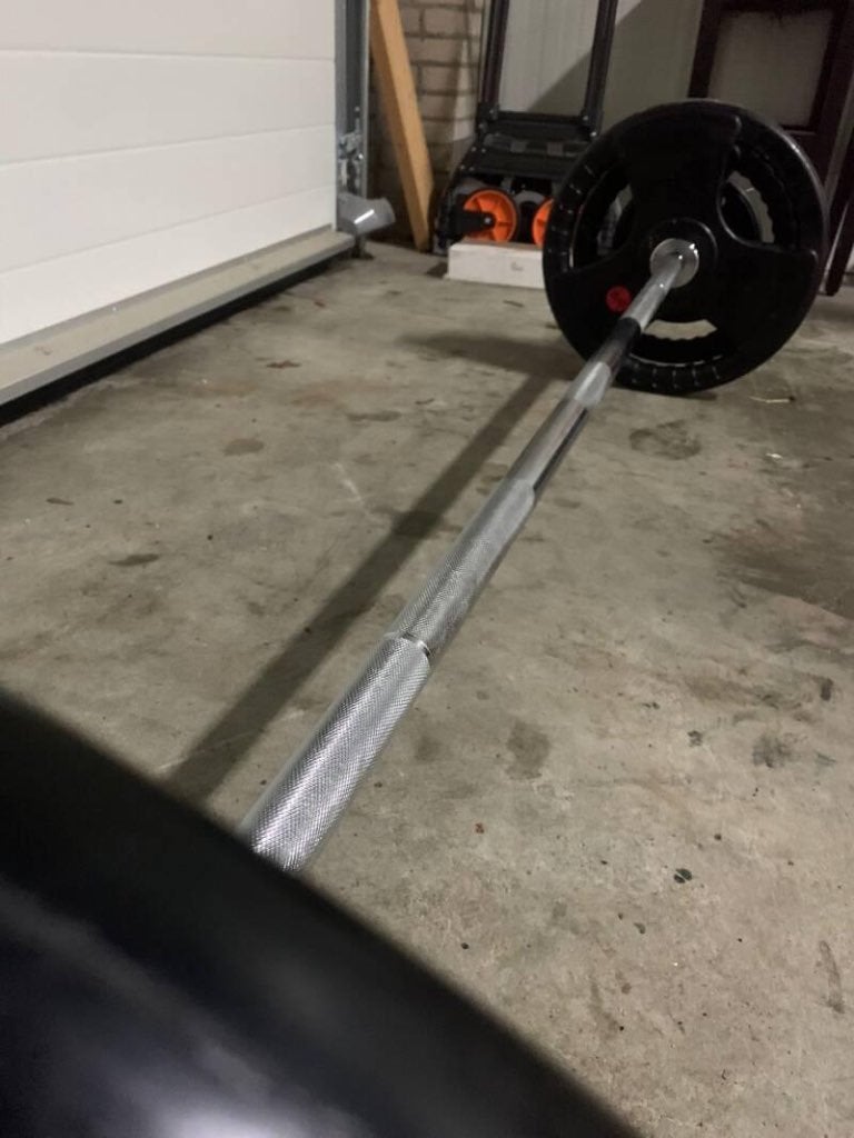 MD sport halterstang/barbell 375 kg / 220 cm / 50 mm, Gebruikt, -, -, Halterstangen