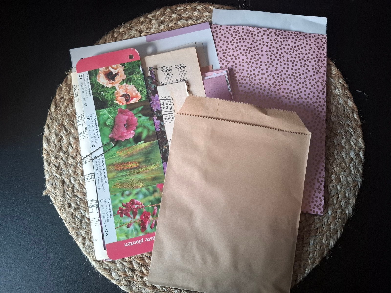 bulletjournal pakket roze/paars, Hobby en Vrije tijd, Ophalen of Verzenden, Zo goed als nieuw, Papier of Karton