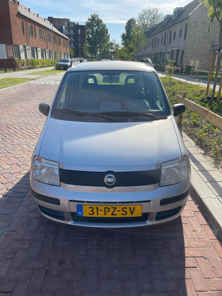 Fiat Panda 1.1 40KW 2005 Grijs, Auto's, Voorwielaandrijving, Stof, 54 pk, 4 stoelen