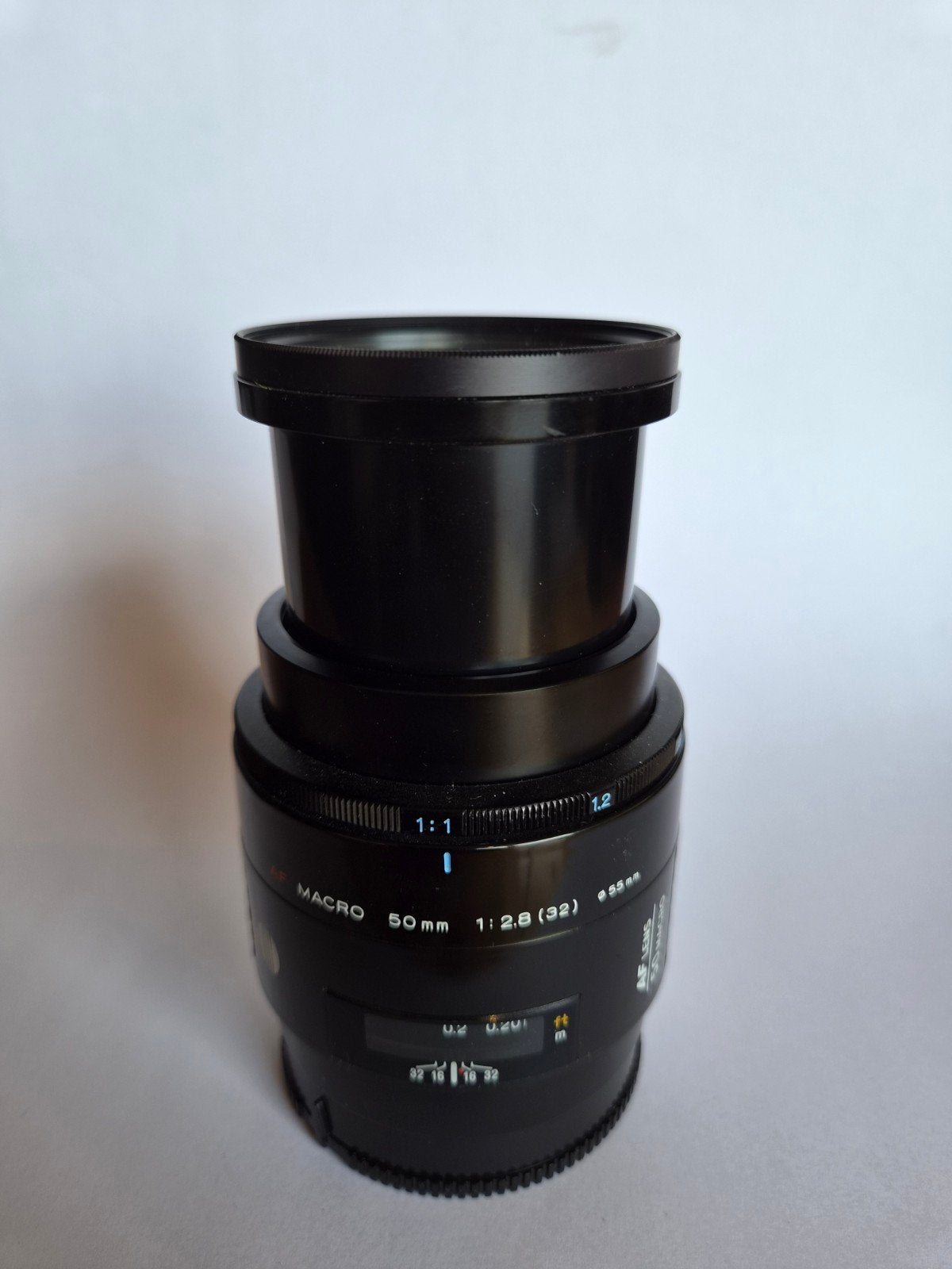 Minolta 50mm F2.8 AF macro lens - Analoge magie, Gebruikt, Autofocus, Ophalen of Verzenden, Macrolens