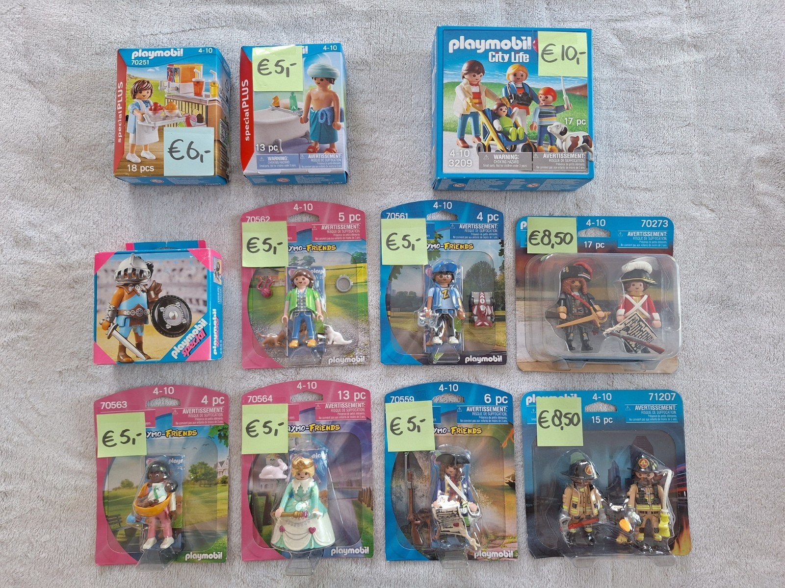 Diverse sets playmobil nieuw tbv goed doel, Overige typen, Nieuw, Special plus, Complete set