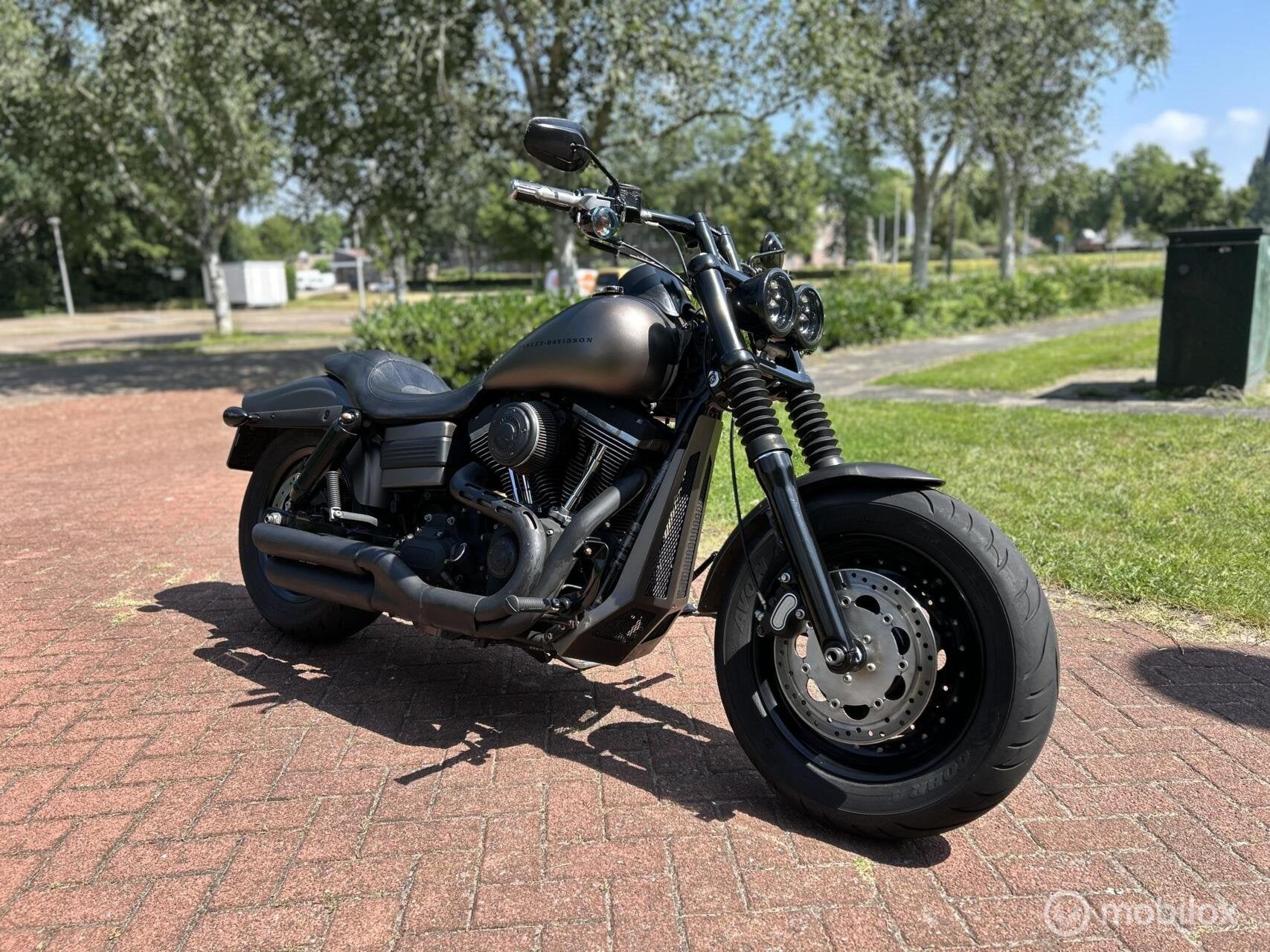 Harley Davidson 103 FXDF Dyna Fat Bob bwj 2012 black out, Motoren, Motoren | Harley-Davidson, Chopper, Bedrijf, Meer dan 35 kW