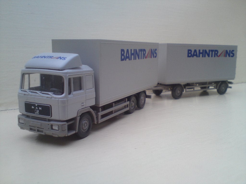 Wiking Man F90 combinatie Bahntrans., Ophalen of Verzenden, Gebruikt, Bus of Vrachtwagen, Wiking