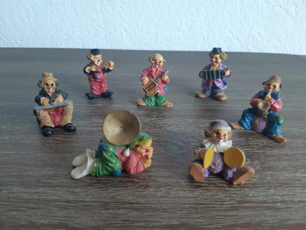 Clown beeldjes, Verzamelen, Beelden en Beeldjes, Ophalen of Verzenden, Zo goed als nieuw, Mens